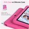 Планшет Plimpton Kids Tablet на Android 15, 10 дюймов, с Google Kids Space, 3 ГБ ОЗУ/64 ГБ памяти, 5-ядерный процессор, аккумулятор 6000 мАч, родительский контроль, Wi-Fi, PlimPad Tablet (розовый) 1000020800