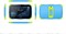 Детский планшет G-tab Q6, 7-дюймовый экран, четырехъядерный процессор, 2 ГБ ОЗУ + 32 ГБ памяти, фронтальная камера 2 Мп + тыловая камера 2 Мп, аккумулятор 3000 мАч, ЖК-IPS дисплей, синий цвет. 1000021011