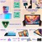 10-дюймовый планшет на Android 14 (2025) с сенсорным экраном — 22 ГБ ОЗУ + 128 ГБ, 8000 мАч, Bluetooth 5.0, Wi-Fi 5G/2.4G с сертификацией Widevine L1/GMS, двойная камера 5+8 МП, восьмиядерный процессор — клавиатура и мышь в комплекте — серый 1000021027