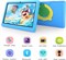 Детский планшет 10,1" HD с сенсорным экраном, защитой глаз, Android 12, четырехъядерным процессором, аккумулятором 5000 мАч, Wi-Fi, Bluetooth, двумя камерами и противоударным чехлом (синий) 1000021091