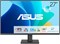Игровой монитор ASUS VA279HG Eye Care: 27 дюймов, IPS, Full HD, 99% sRGB, безрамочный, 120 Гц, Adaptive-Sync, 1 мс MPRT, HDMI, VGA, защита от синего света, отсутствие мерцания, возможность настенного крепления — черный. 1000021508