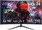 Игровой изогнутый монитор Z-EDGE 24 дюйма — соотношение сторон 16:9, Full HD 1920x1080, частота обновления 165 Гц, время отклика 1 мс, безрамочный LED-дисплей, AMD FreeSync Premium — порты DisplayPort и HDMI UG24 1000021554