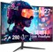 Игровой изогнутый монитор Z-Edge 27 дюймов, соотношение сторон 16:9, разрешение 1920x1080, частота обновления 280 Гц, время отклика 1 мс, безрамочный, LED, UG27P, AMD Freesync, Premium Display Port, HDMI. 1000021590