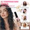 Беспроводная щетка-выпрямитель для волос BIGTHREE, 4 уровня температуры, перезаряжаемая, портативная, с функцией подогрева (Type-C), защита от ожогов, быстрый нагрев за 30 секунд, подходит для всех типов причесок. 1000022214