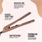 Профессиональный выпрямитель для волос Couture Hair Pro Pure Ceramic - Быстро нагревающийся утюжок для волос - Выпрямитель с отрицательными ионами, больше блеска и меньше пушистости - Разработан в Канаде (розовое золото, 1,25 дюйма) 1000022258