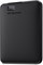 Внешний портативный жесткий диск Western Digital WD Elements 1 ТБ USB 3.0 — черный, WDBUZG0010BBK-WESN 1000022375
