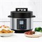 Nutricook Smart Pot 2 Plus 1500 Вт - 9 приборов в 1: скороварка, мультиварка, рисоварка, пароварка, сотейник, йогуртница, суповарка, форма для выпечки, подогреватель пищи, 9,5 л, матовая нержавеющая сталь/черный 1000022674