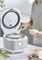 Рисоварка Tefal Healthy & Tasty Plus RK8621, 1300 Вт, индукционный нагрев, технология Fuzzy Logic, сферическая кастрюля, объем 1,5 л, 12 программ приготовления, белая. 1000022684
