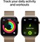 Apple Watch Series 11 GPS + Cellular с корпусом из золотистого титана и миланским браслетом размера M/L предлагает функции оценки качества сна, отслеживания физической активности и мониторинга состояния здоровья. Устройство имеет постоянно включенный дисп 1000023030