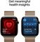 Apple Watch Series 11 GPS + Cellular с корпусом из золотистого титана и миланским браслетом размера M/L предлагает функции оценки качества сна, отслеживания физической активности и мониторинга состояния здоровья. Устройство имеет постоянно включенный дисп 1000023030