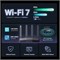 GL.iNet GL-BE9300 (Flint 3) Трехдиапазонный WiFi 7 роутер, высокоскоростной игровой WiFi-роутер 6 ГГц для беспроводного доступа в Интернет, большой радиус действия, 5 x 2,5G VPN-роутеров для оптоволоконных модемов, компьютерных роутеров, дома и бизнеса 1000023849