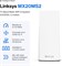 Linksys Atlas WiFi 6 Router Home WiFi Mesh System, Dual-Band, 4000 кв. футов покрытия, более 50 устройств, скорость до (AX3000) 3,0 Гбит/с - MX2000 2-Pack 1000023893