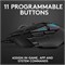 Проводная игровая мышь Logitech G502 HERO High Performance, сенсор HERO 25K, разрешение 25 600 DPI, RGB-подсветка, регулируемые грузики, 11 программируемых кнопок, встроенная память, совместимость с ПК/Mac. 1000024353
