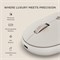 Беспроводная мышь Satechi OntheGo Bluetooth с перезаряжаемой батареей USB-C, возможность подключения до 3 устройств, компактная и портативная беспроводная мышь для ноутбука, компьютера, планшета – песочный цвет. 1000024395