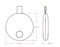 Белый тег против потерь RAN LITE Airtag Tracker. Совместим с iPhone и приложением Apple Find My. 1000024782