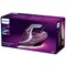 Утюг Philips DST8021/30 имеет мощность 3000 Вт, паровой удар 240 г/мин, подачу пара 55 г/мин, объем бака для воды 300 мл, технологию OptimalTEMP и фиолетовый цвет 1000025082
