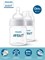 Две бутылочки Philips Avent Anti-colic SCY100/02 объемом 125 мл с антиколиковым клапаном предназначены для кормления младенцев с рождения 1000026100