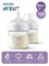 Бутылочка для кормления малышей Philips Avent Natural Response, модель SCY900/02, объемом 125 мл, подходит с рождения, в комплекте 2 штуки, оснащена клапаном против колик 1000026111