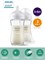Стеклянная бутылочка Philips Avent Natural Response, модель SCY933/02, объемом 240 мл, предназначена для кормления младенцев старше трех месяцев. В комплекте идет две штуки, каждая оснащена антиколиковым клапаном 1000026132