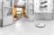 Робот-пылесос и швабра Karcher RCV 5 – интеллектуальный робот для уборки с управлением через приложение, мощным всасыванием, функцией влажной уборки и технологией картографирования. 1000027950