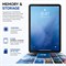 Планшет Bestrio S12 10,1 дюйма, Android, 12 ГБ ОЗУ, 512 ГБ ПЗУ, 5G WiFi, восьмиядерный процессор, двойная камера, клавиатура, стилус, чехол и аксессуары (серый) 1000028511