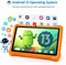 Детский планшет Telzeal P602 имеет 7-дюймовый HD-дисплей, работает на Android 13, оснащен 4 ГБ оперативной памяти и 128 ГБ встроенной памяти, аккумулятором емкостью 3000 мАч, двойной камерой, поддерживает Wi-Fi 5G и оснащен прочным чехлом из EVA-материала 1000028655