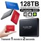 Внешний жесткий диск SSD 128 ТБ HDD с интерфейсом USB 3.2 TYPE-C, высокоскоростное чтение 1050 МБ/с, для компьютера, PS5, PS4, миниатюрный, легкий, портативный 1000029940