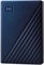 Внешний портативный жесткий диск WD My Passport для Mac, 4 ТБ, синий, USB-C/USB-A - WDBA2F0040Bbl-Wesn 1000029975