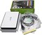 Портативный жесткий диск MasterStor 80 ГБ USB 3.0, сверхбыстрый жесткий диск для Mac, MacBook и Windows, внешний жесткий диск для ноутбука, красный, черный, синий и красный (доступны разные объемы в ГБ) (500 ГБ, белый) 1000030017