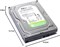 Жесткий видеодиск Western Digital WD AV-GP, 1 ТБ, AV: 3,5 дюйма, SATA III, кэш 64 МБ — WD10EURX 1000022492