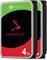 Жесткий диск Seagate IronWolf 4 ТБ для сетевого хранилища, 3,5 дюйма, 5400 об/мин, CMR, кэш 256 МБ, SATA 6 Гбит/с, серебристый, 3-летняя гарантия восстановления, FFP, комплект из 2 штук 1000030031