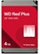 Внутренний жесткий диск Western Digital WD RedPlus 4 ТБ CMR 3,5 дюйма SATA с кэшем 128 МБ 5400 об/мин, совместимый с NAS, модель WD40EFZZ-AJP Eco Package 1000030032