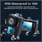 Экшн-камера AKASO Brave 7 4K30FPS 20MP WiFi с поддержкой MicroSD 64 ГБ, сенсорным экраном, водонепроницаемостью IPX8 (33 фута), электронной стабилизацией изображения (EIS), зумом 2.0 и голосовым управлением, а также двумя батареями по 1350 мАч (Brave7 + 6 1000030166