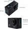 Экшн-камера 4K Ultra HD, 30 кадров в секунду, стабилизация изображения EIS, водонепроницаемость до 30 м, пульт дистанционного управления и водонепроницаемый чехол, ЖК-экран, поддержка Wi-Fi и широкоугольный объектив 170 градусов (золотой) 1000030200