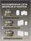 Белый беспроводной уличный звонок с 38 мелодиями от компании REXANT 1000030279
