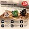 Наушники-вкладыши Linsoul TANGZU Wan’er S.G HiFi с 10-мм динамическим излучателем, ПЭТ-диафрагмой, эргономичной формы, съемным утопленным 2-контактным кабелем из бескислородной меди (OFC) для аудиофилов, музыкантов, диджеев и сценических выступлений (зеле 1000031221