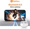 Наушники ST3 Bluetooth 6.0, 13 мм, мощные басы, беспроводные наушники с шумоподавлением при звонках, нулевая задержка при использовании одного наушника, эргономичные внутриканальные для игр, музыки и звонков — черные 1000031257