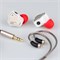 Наушники-вкладыши Linsoul 7Hz Salnotes Zero HiFi с 10-мм динамическим драйвером, металлической композитной диафрагмой, лицевой панелью из нержавеющей стали, съемным 2-контактным кабелем OFC (белые, без микрофона), проводные 1000031258