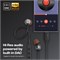 Внутриканальные наушники PHILIPS UE100BK/00 с улучшенным воспроизведением басов (14,2-мм неодимовый драйвер, эргономичный дизайн, кабель 1 м), черные 1000031298