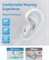 Наушники-вкладыши Bluetooth для сна на боку, мини-наушники, шумоподавляющие, 48 часов воспроизведения с зарядным кейсом, четкие звонки, легкие и удобные, черные 1000031339