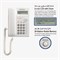 Белый проводной телефон Panasonic KX-TSC11FX1W с функцией определителя номера 1000031882