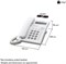 Белый проводной телефон Panasonic KX-TSC11FX1W с функцией определителя номера 1000031882