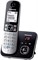 Черный беспроводной телефон Panasonic KX-TG-6821 с функцией автоответчика 1000031914