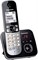 Черный беспроводной телефон Panasonic KX-TG-6821 с функцией автоответчика 1000031914