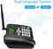 Беспроводной домашний телефон с поддержкой GSM 850/900/1800/1900 МГц и функцией SMS, который подходит для использования в стационарных условиях в доме, офисе, колл-центре, компании или отеле. Телефон оснащен радиобудильником и поддерживает технологию 4G 1000031927