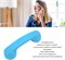 Беспроводной телефонный аппарат в стиле ретро с Bluetooth-приемником, наушниками для мобильных устройств и планшетов, встроенным динамиком и микрофоном для удобного общения, окрашенный в синий цвет 1000031955
