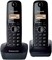 Черный комплект из двух беспроводных телефонов Panasonic Kx-TG1612 1000031959