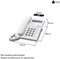 Белый проводной телефон Panasonic KX-TSC11FX 1000031977