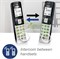 VTech CS6719 DECT 6.0 беспроводной телефон со встроенной функцией идентификации номера и возможностью ожидания вызова, включающий в себя 1 беспроводную трубку, представлен в серебристо-черном цвете 1000031981