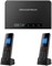 Grandstream DP750 - это базовая станция DECT с большим радиусом действия, в комплекте с двумя HD DECT телефонными трубками DP720 1000032010